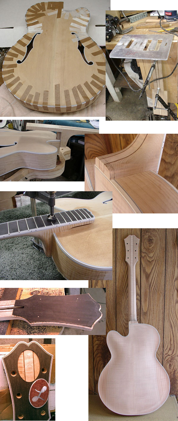 Archtop assembling and finishing